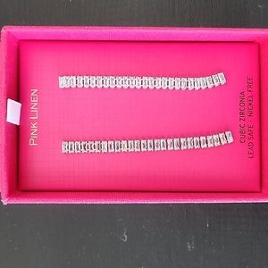 Cubic circonia drop  earrings